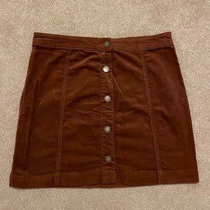 Dark Brown Skirt